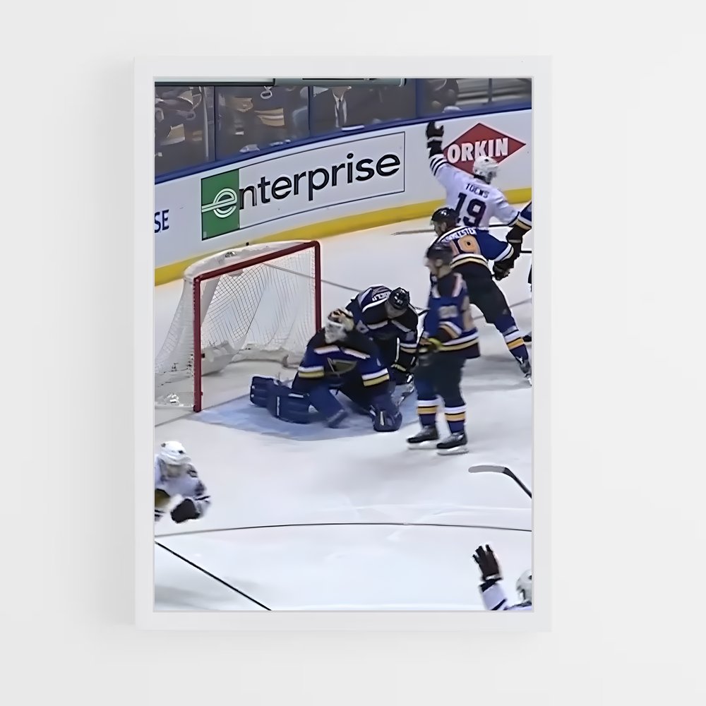 Poster Le Duel Glacial – affiche Hockey sur glace (vue 3)